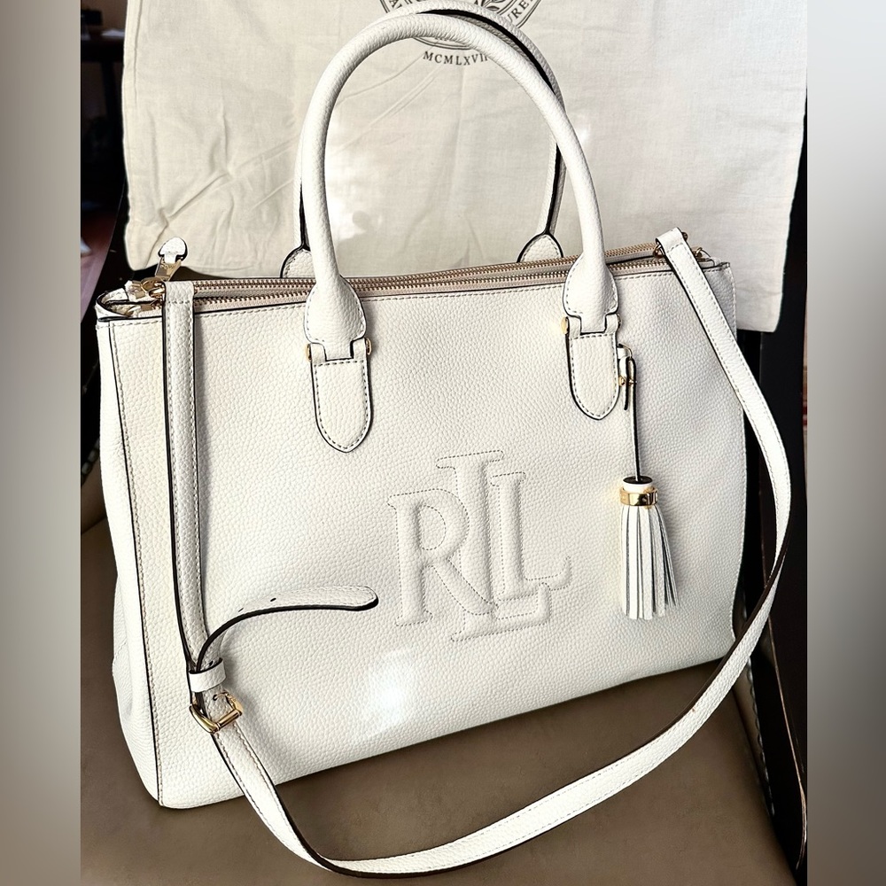 Lauren Ralph Lauren Anstey Double Zip Satchel